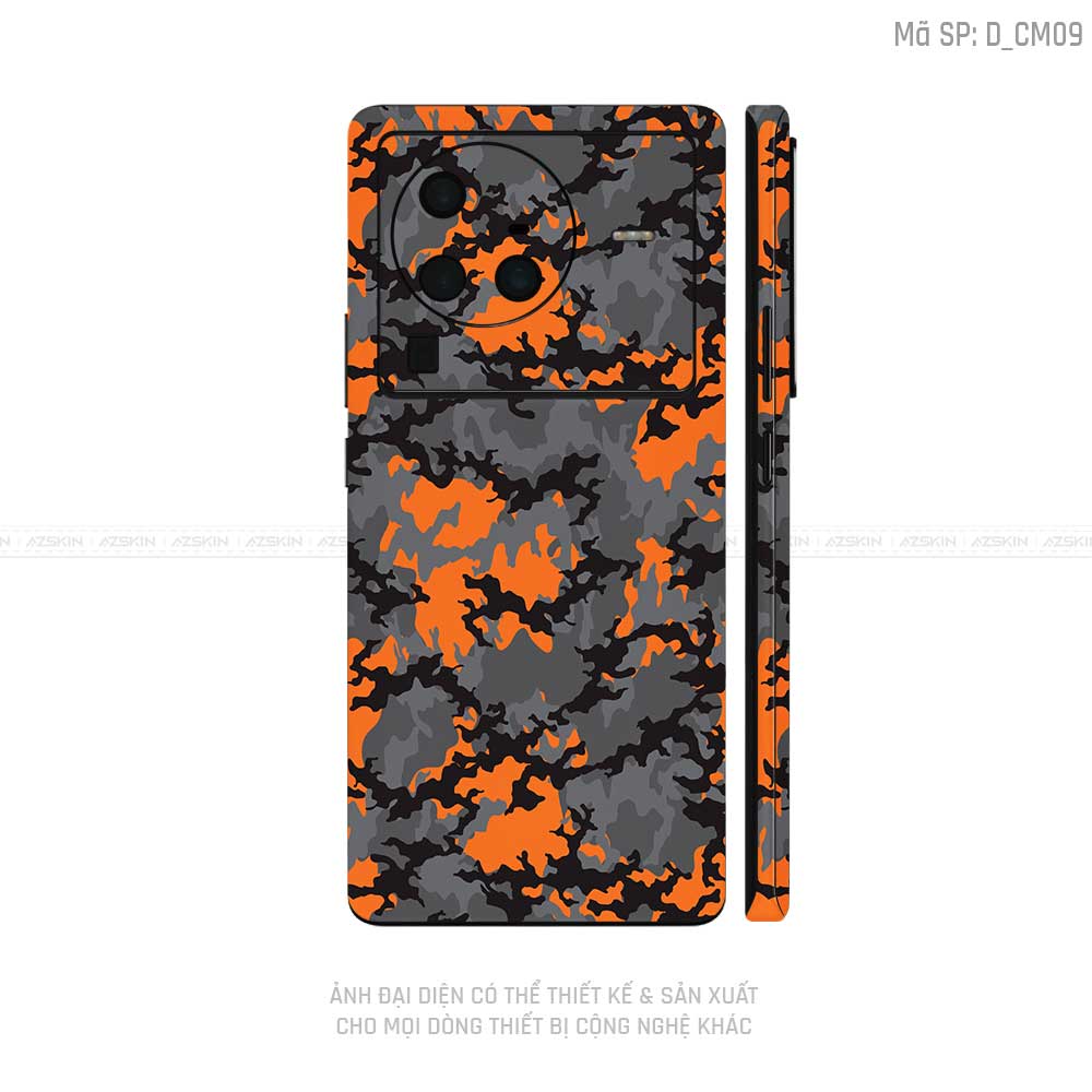 Dán Skin Vivo X Series Hình Camo | D_CM09