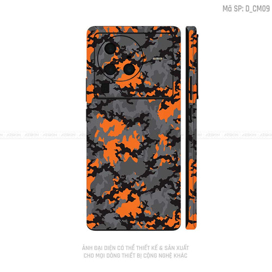 Dán Skin Vivo X Series Hình Camo | D_CM09