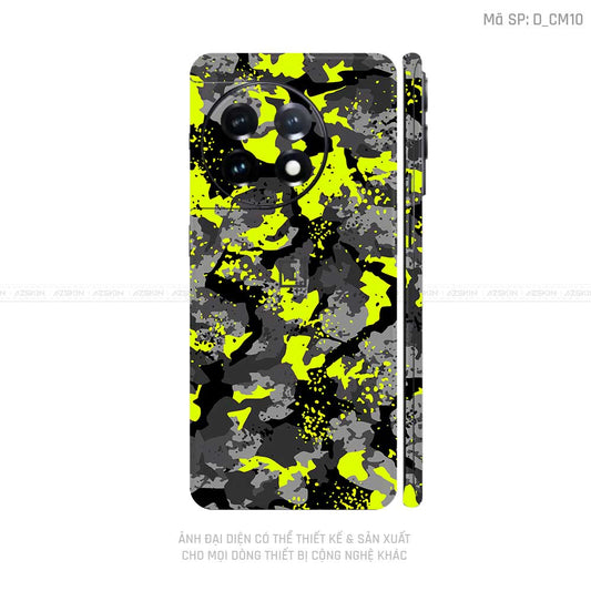 Dán Skin Oneplus 11 Series Hình CAMO  | D_CM10
