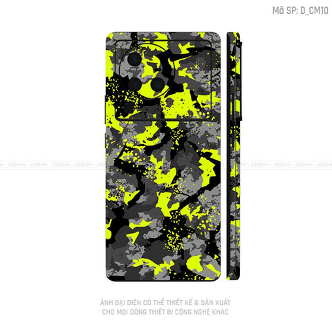 Dán Skin Vivo X Series Hình Camo | D_CM10