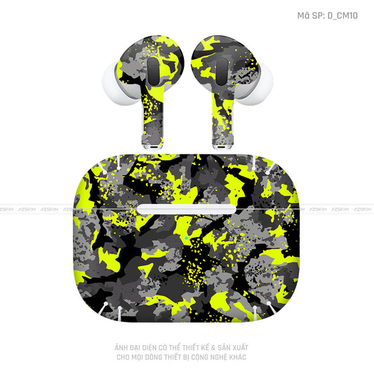 Dán Skin Tai Nghe Airpod 3 Hình Camo | D_CM10