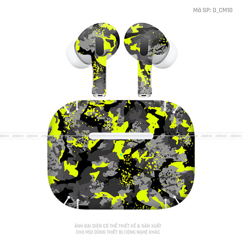 Dán Skin Tai Nghe Airpod 3 Hình Camo | D_CM10