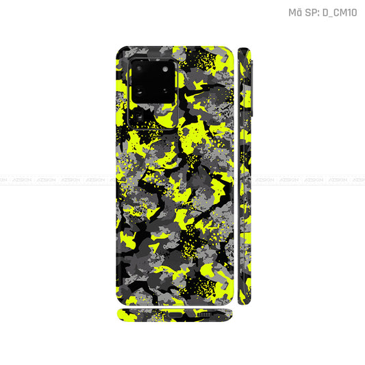Dán Skin Galaxy S20 Series Hình Camo | D_CM10
