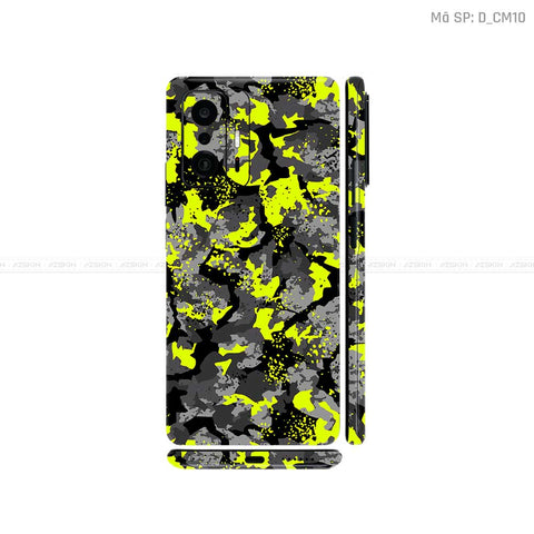 Dán Skin Xiaomi 11 Series Hình Camo | D_CM10