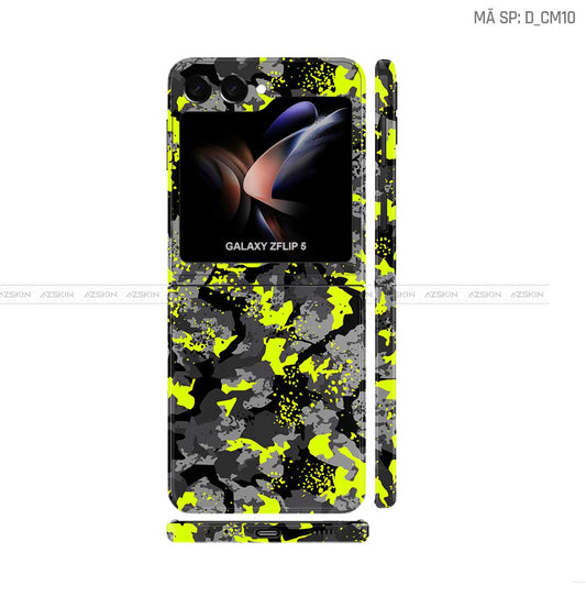 Dán Skin Galaxy Z Flip 7 Hình Camo | D_CM10