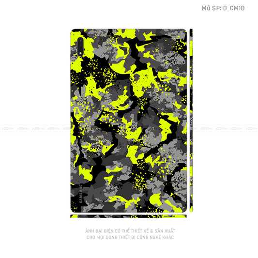 Dán Skin Galaxy Tab S8 Series Hình Camo | D_CM10
