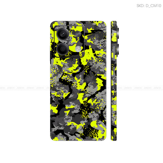 Dán Skin Điện Thoại Xiaomi Redmi 13 Series Hình Camo | D_CM10