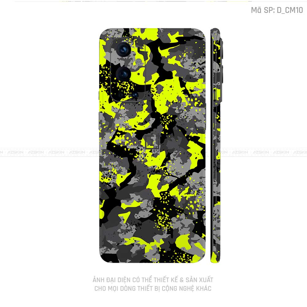 Dán Skin Oneplus 8/9 Series Hình Camo | D_CM10