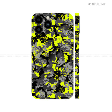 Dán Skin IPhone 13 Series Hình Camo | D_CM10