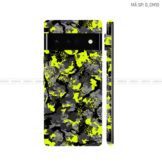 Dán Skin Google Pixel 6 Series Hình Camo | D_CM10