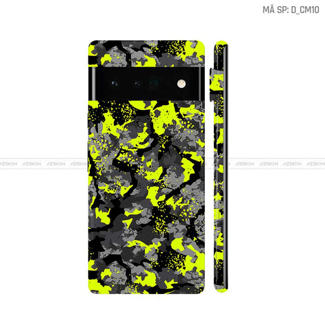 Dán Skin Google Pixel 6 Series Hình Camo | D_CM10