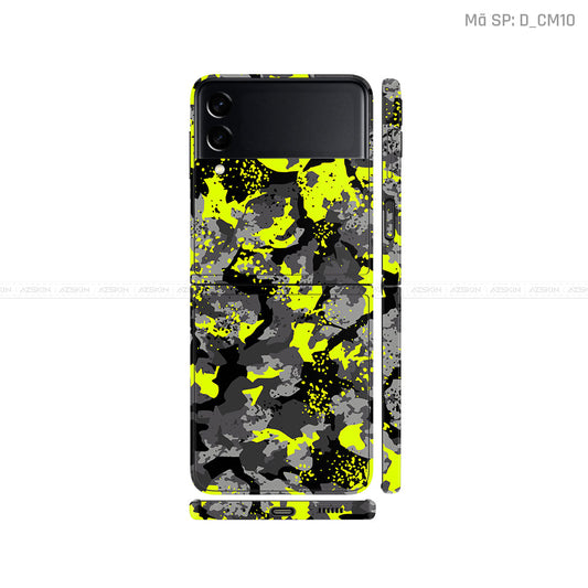 Dán Skin Galaxy Zflip4 Hình Camo | D_CM10