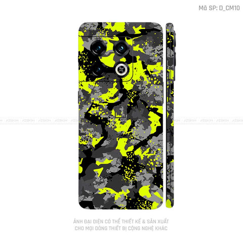 Dán Skin Oneplus 10 Series Hình Camo | D_CM10