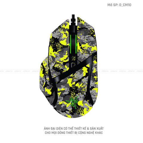 Skin Dán Chuột Razer Hình Camo | D_CM10