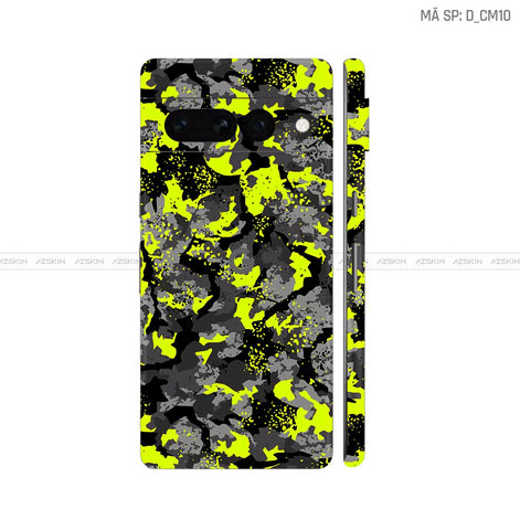 Dán Skin Google Pixel 8 Series Hình Camo | D_CM10