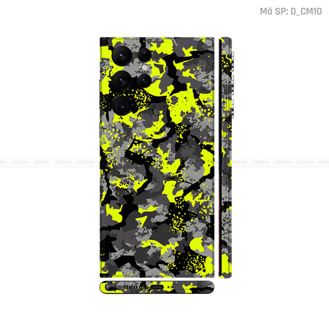 Dán Skin Galaxy S22 Series Hình Camo | D_CM10