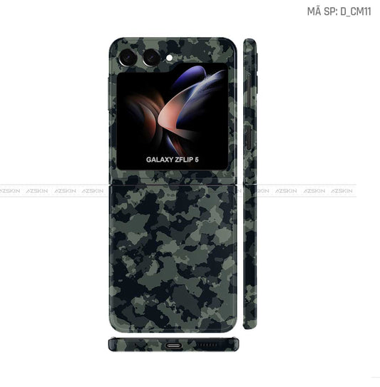 Dán Skin Galaxy Z Flip 7 Hình Camo | D_CM11