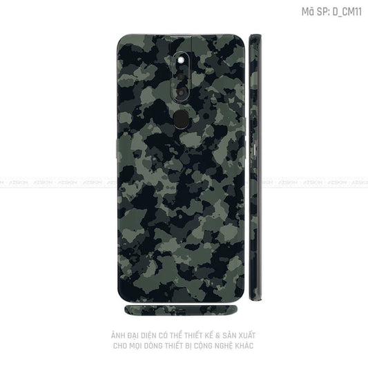 Miếng Dán Skin Điện Thoại OPPO F Series Hình Camo | D_CM11