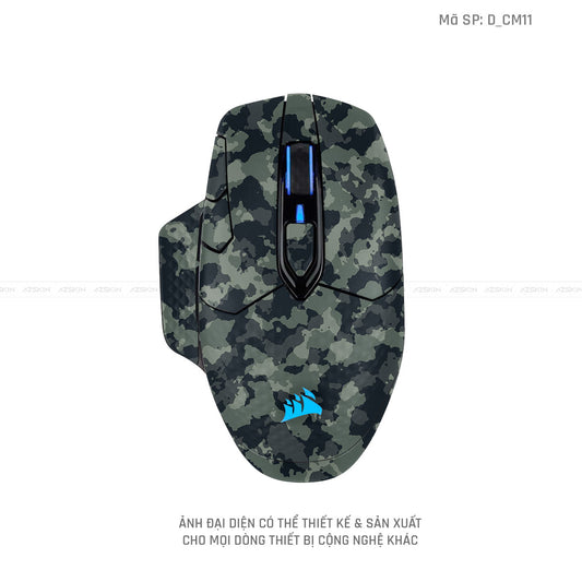 Skin Dán Chuột Corsair Hình Camo | D_CM11
