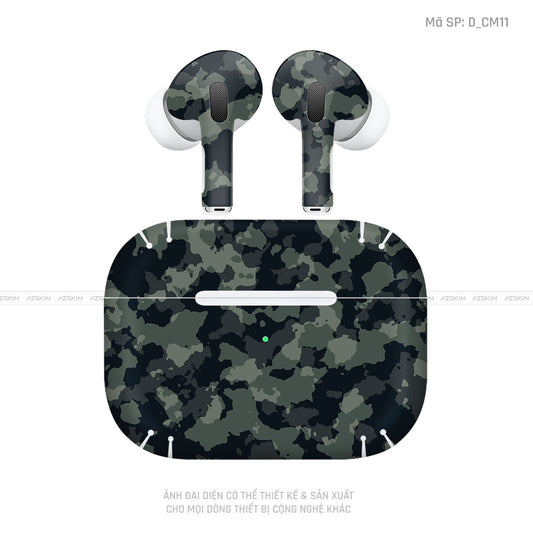 Dán Skin Tai Nghe Airpod 3 Hình Camo | D_CM11