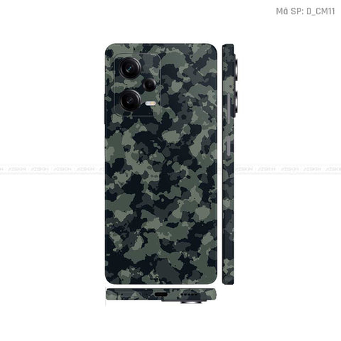 Dán Skin Xiaomi Redmi Note 12 Series Hình Camo | D_CM11
