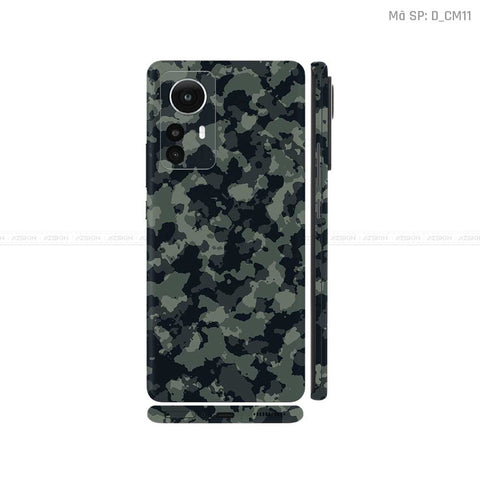 Dán Skin Xiaomi 12 Series Hình Camo | D_CM11
