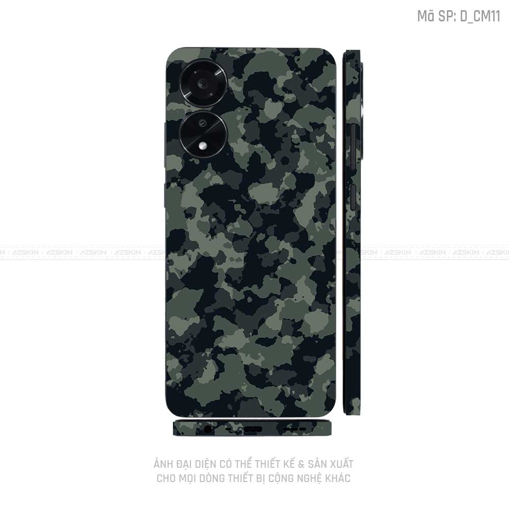 Miếng Dán Skin Điện Thoại OPPO A Series Hình Camo | D_CM11