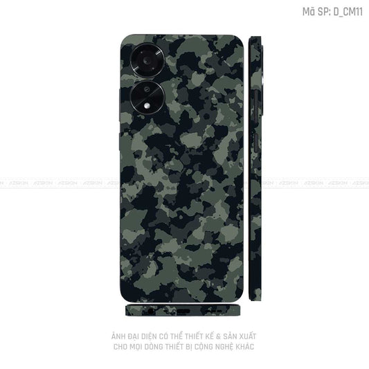 Miếng Dán Skin Điện Thoại OPPO A Series Hình Camo | D_CM11
