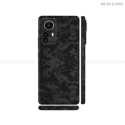 Dán Skin Xiaomi 12 Series Hình Camo | D_CM12