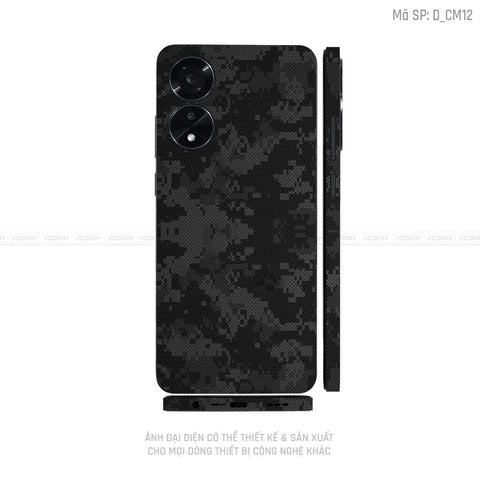 Miếng Dán Skin Điện Thoại OPPO A Series Hình Camo | D_CM12