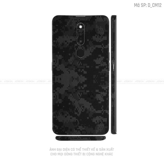 Miếng Dán Skin Điện Thoại OPPO F Series Hình Camo | D_CM12