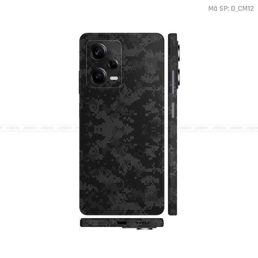 Dán Skin Xiaomi Redmi Note 12 Series Hình Camo | D_CM12