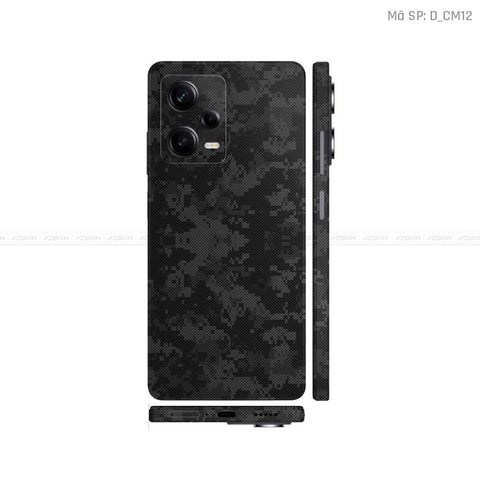 Dán Skin Xiaomi Redmi Note 12 Series Hình Camo | D_CM12