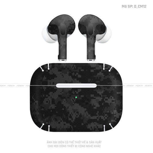 Dán Skin Tai Nghe Airpod 3 Hình Camo | D_CM12