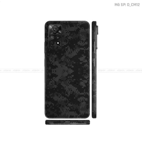 Dán Skin Xiaomi Redmi Note 11 Series Hình Camo | D_CM12