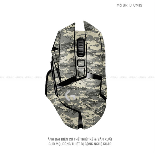 Skin Dán Chuột Logitech Hình Camo | D_CM13