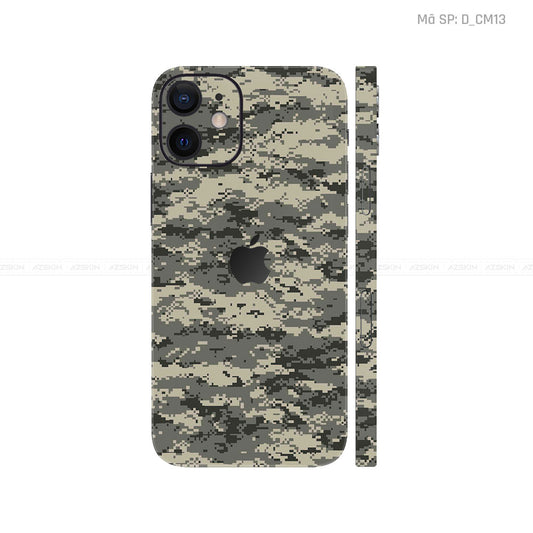 Dán Skin IPhone 12 Series Hình Camo | D_CM13