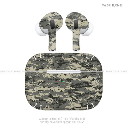 Dán Skin Tai Nghe Airpod 3 Hình Camo | D_CM13