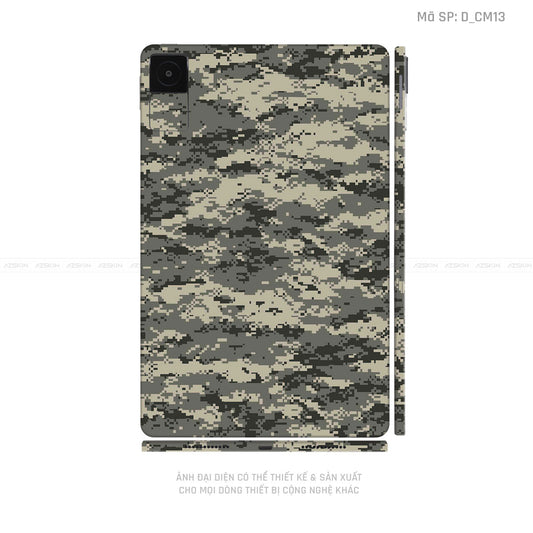 Dán Skin Máy Tính Bảng Xiaomi Mipad Hình Camo | D_CM13