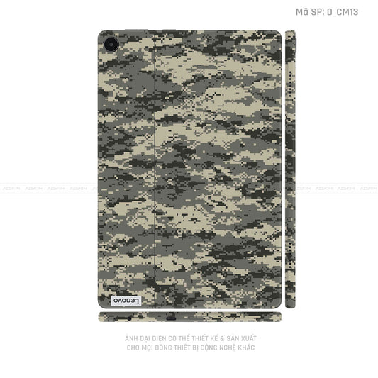 Dán Skin Máy Tính Bảng Lenovo Pad Series Hình Camo | D_CM13