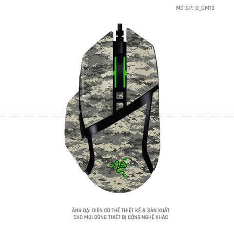 Skin Dán Chuột Razer Hình Camo | D_CM13