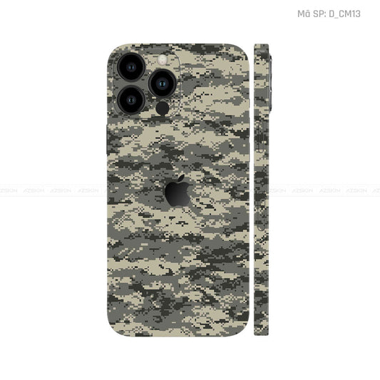 Dán Skin IPhone 12 Series Hình Camo | D_CM13