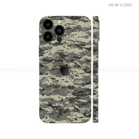 Dán Skin IPhone 12 Series Hình Camo | D_CM13