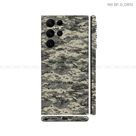 Dán Skin Galaxy S22 Series Hình Camo | D_CM13