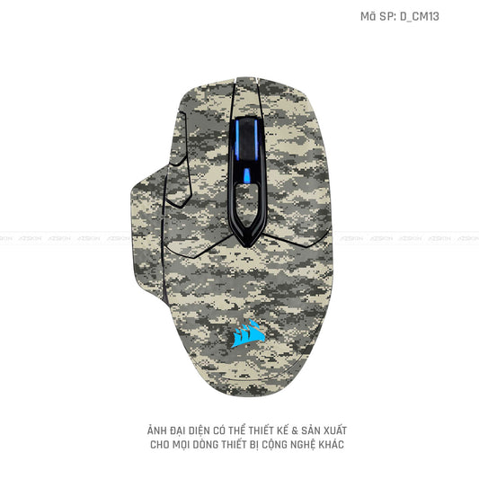Skin Dán Chuột Corsair Hình Camo | D_CM13