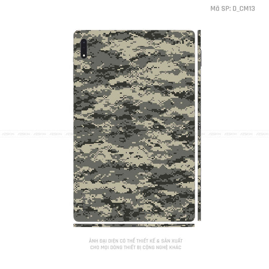 Dán Skin Galaxy Tab S8 Series Hình Camo | D_CM13