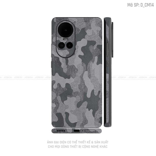 Dán Skin Điện Thoại OPPO Reno Series Hình Camo | D_CM14