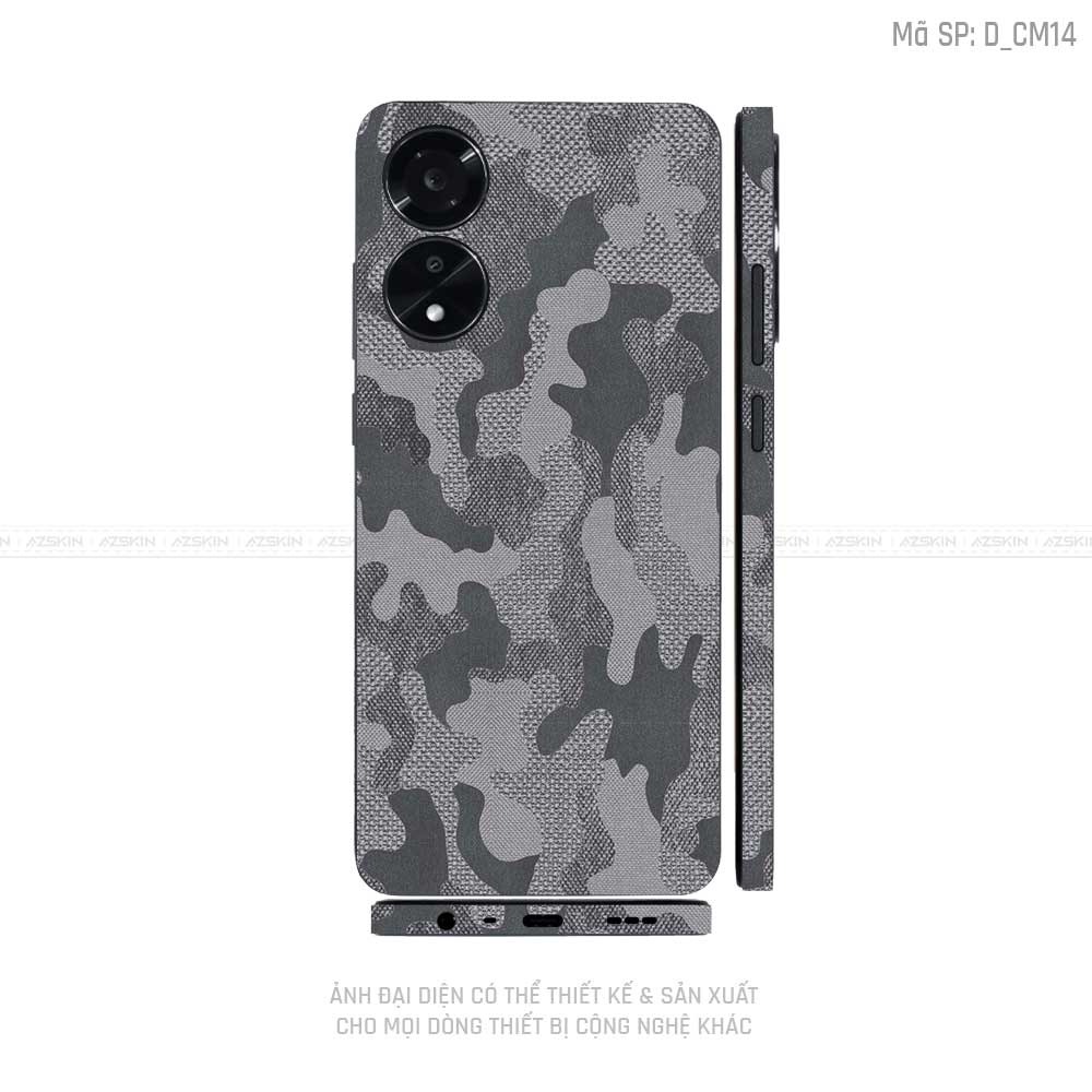 Miếng Dán Skin Điện Thoại OPPO A Series Hình Camo | D_CM14