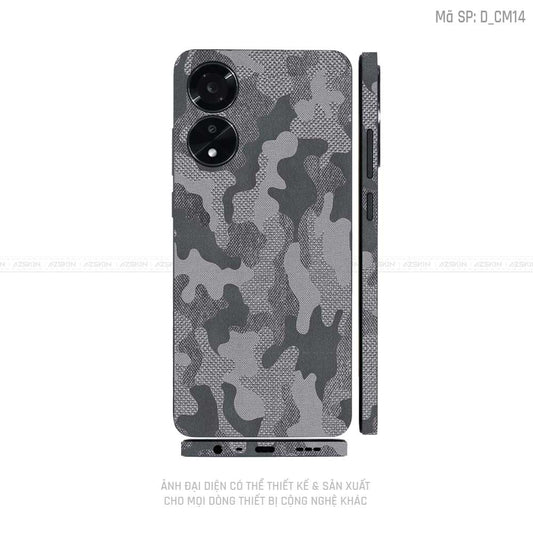 Miếng Dán Skin Điện Thoại OPPO A Series Hình Camo | D_CM14