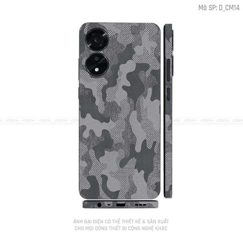 Miếng Dán Skin Điện Thoại OPPO A Series Hình Camo | D_CM14